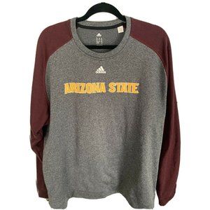 Adidas Arizona State Climawarm Sweatshirt Red Gray